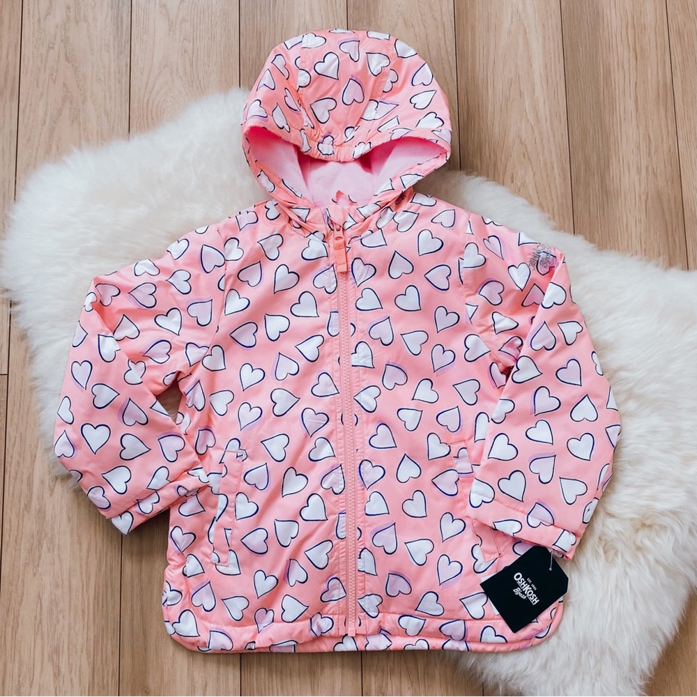 OshKosh jacket with hearts, size 4
